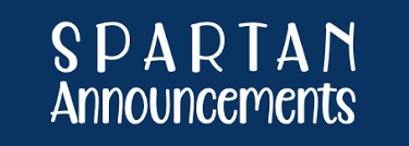 Spartan announcements