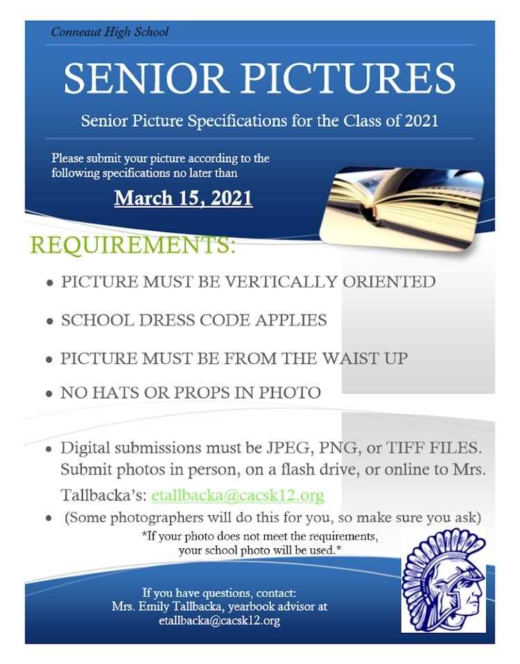Senior Picture Info