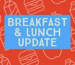 breakfast & lunch update