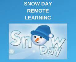 Snow Day remote learning